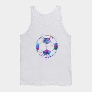 Soccer Ball Watercolor Sport Gift Tank Top